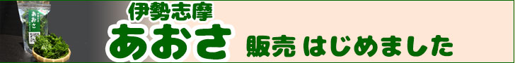 伊勢志摩あおさ販売はじめました